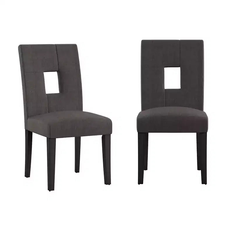 Chaises de salle à manger Phelan Keyhole Back (lot de 2) - iNSPIREQ