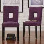 Chaises de salle à manger Phelan Keyhole Back (lot de 2) - iNSPIREQ