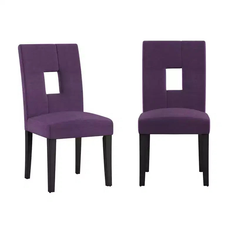 Chaises de salle à manger Phelan Keyhole Back (lot de 2) - iNSPIREQ