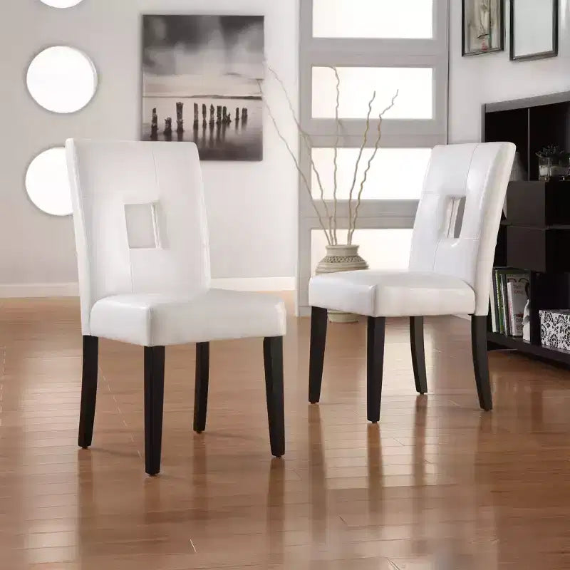 Chaises de salle à manger Phelan Keyhole Back (lot de 2) - iNSPIREQ