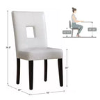 Chaises de salle à manger Phelan Keyhole Back (lot de 2) - iNSPIREQ