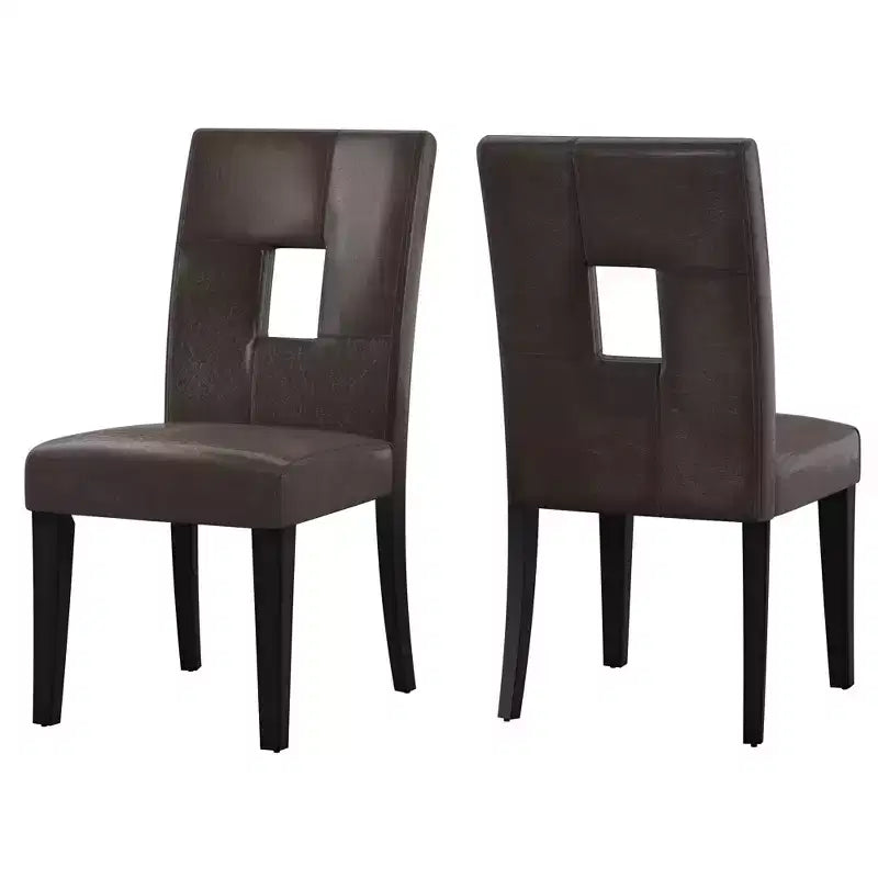 Chaises de salle à manger Phelan Keyhole Back (lot de 2) - iNSPIREQ