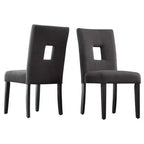 Chaises de salle à manger Phelan Keyhole Back (lot de 2) - iNSPIREQ