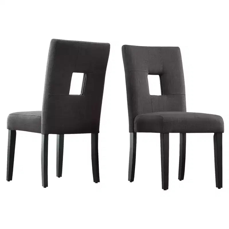 Chaises de salle à manger Phelan Keyhole Back (lot de 2) - iNSPIREQ