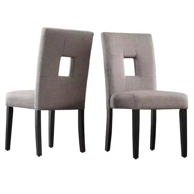Chaises de salle à manger Phelan Keyhole Back (lot de 2) - iNSPIREQ
