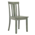 Chaises de salle à manger Lexington Slat Back en bois (lot de 2) - iNSPIREQ