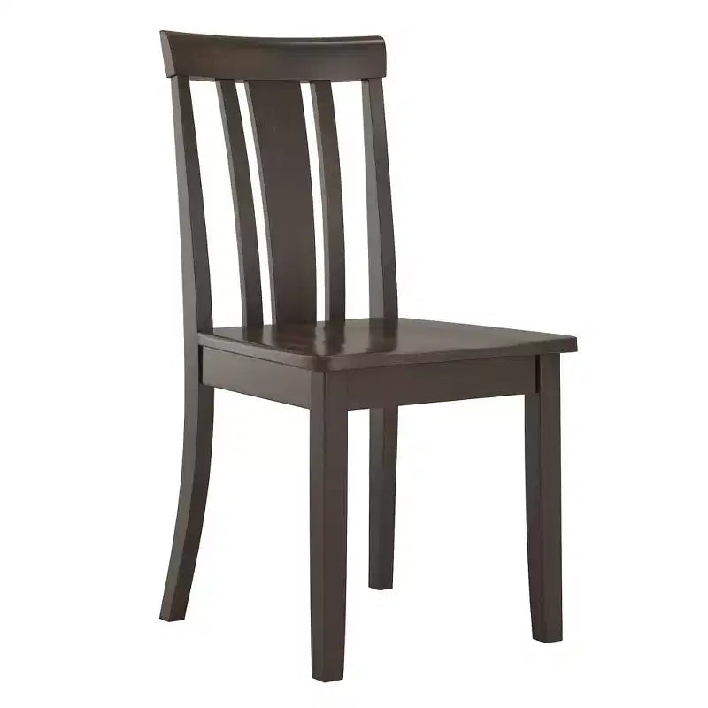 Chaises de salle à manger Lexington Slat Back en bois (lot de 2) - iNSPIREQ