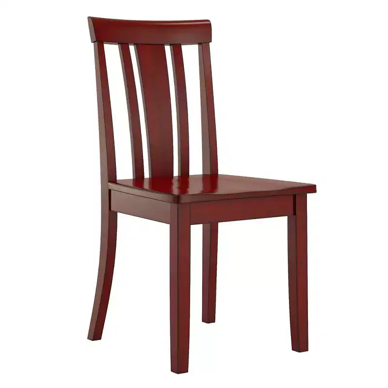 Chaises de salle à manger Lexington Slat Back en bois (lot de 2) - iNSPIREQ