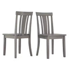 Chaises de salle à manger Lexington Slat Back en bois (lot de 2) - iNSPIREQ