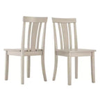 Chaises de salle à manger Lexington Slat Back en bois (lot de 2) - iNSPIREQ