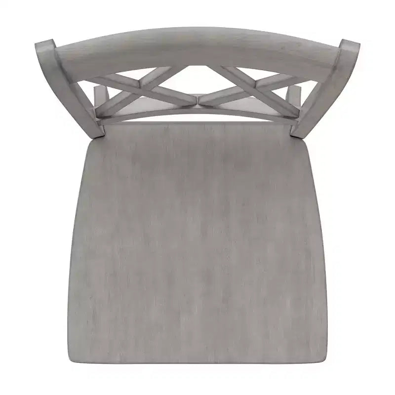Chaises de salle à manger en bois South Hill Double X Back (lot de 2) - iNSPIREQ