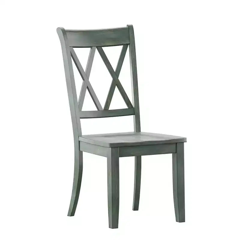 Chaises de salle à manger en bois South Hill Double X Back (lot de 2) - iNSPIREQ