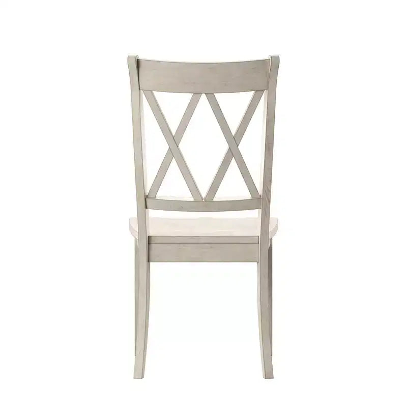 Chaises de salle à manger en bois South Hill Double X Back (lot de 2) - iNSPIREQ