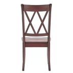 Chaises de salle à manger en bois South Hill Double X Back (lot de 2) - iNSPIREQ