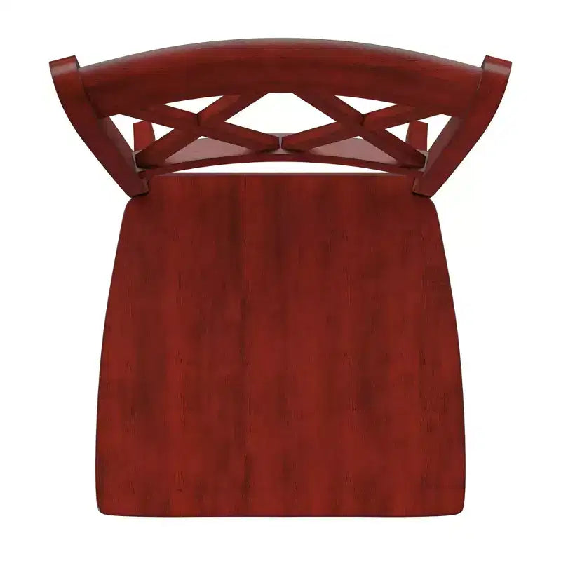 Chaises de salle à manger en bois South Hill Double X Back (lot de 2) - iNSPIREQ