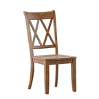 Chaises de salle à manger en bois South Hill Double X Back (lot de 2) - iNSPIREQ