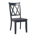 Chaises de salle à manger en bois South Hill Double X Back (lot de 2) - iNSPIREQ