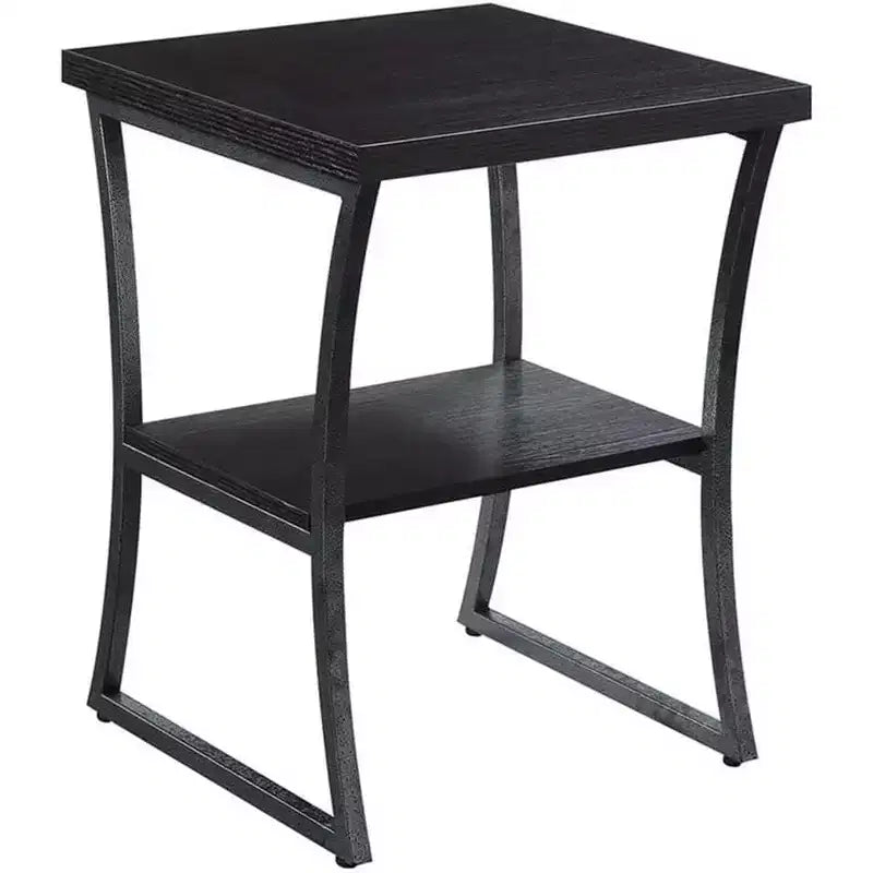 Table d'appoint rectangulaire en métal HomeStock 1 pièce