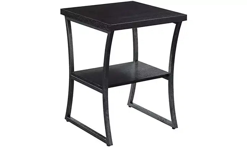 Table d'appoint rectangulaire en métal HomeStock 1 pièce