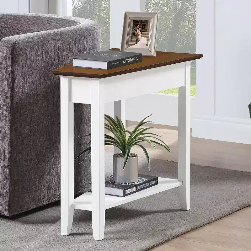 Table d'appoint ronde en bois HomeStock 1 pièce
