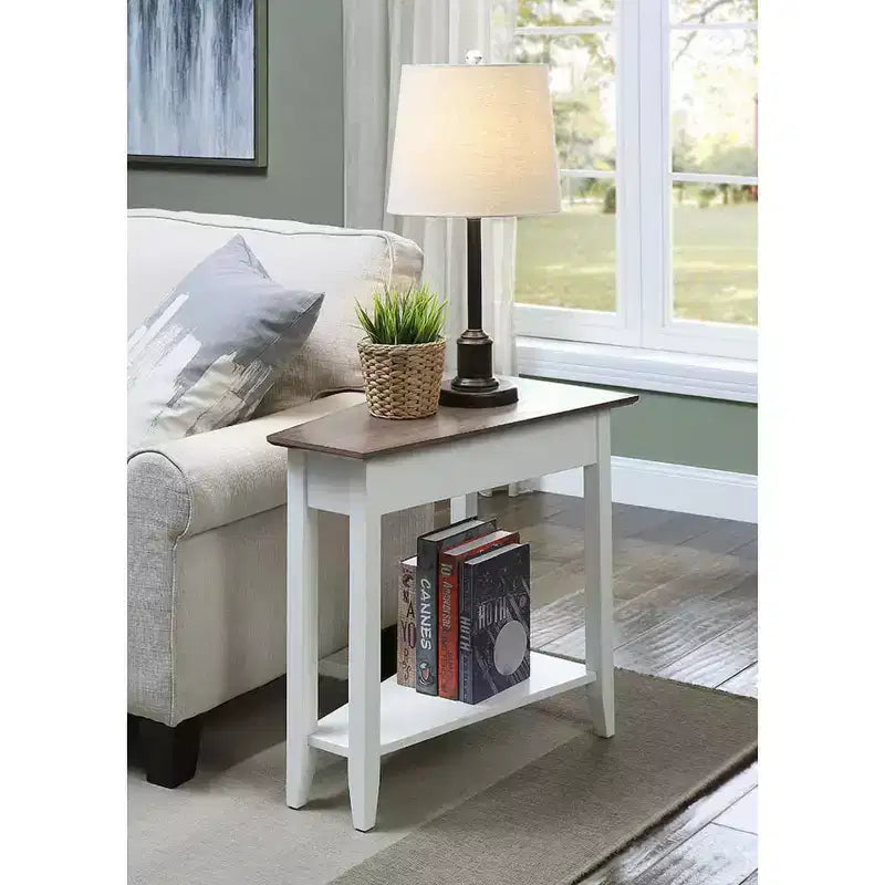 Table d'appoint ronde en bois HomeStock 1 pièce