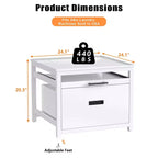 Support de piédestal GDLF pour lave-linge séchant, piédestal de lessive de 24,1 po pour lave-linge compact