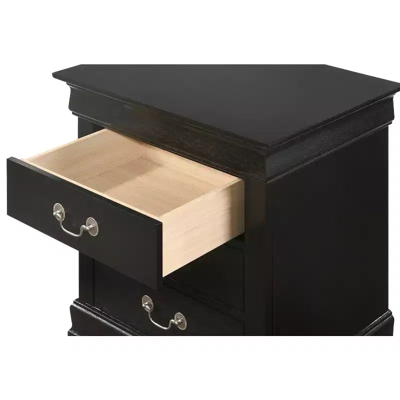 Table de Chevet Rectangulaire en Bois HomeStock pour Salon et Chambre à Coucher