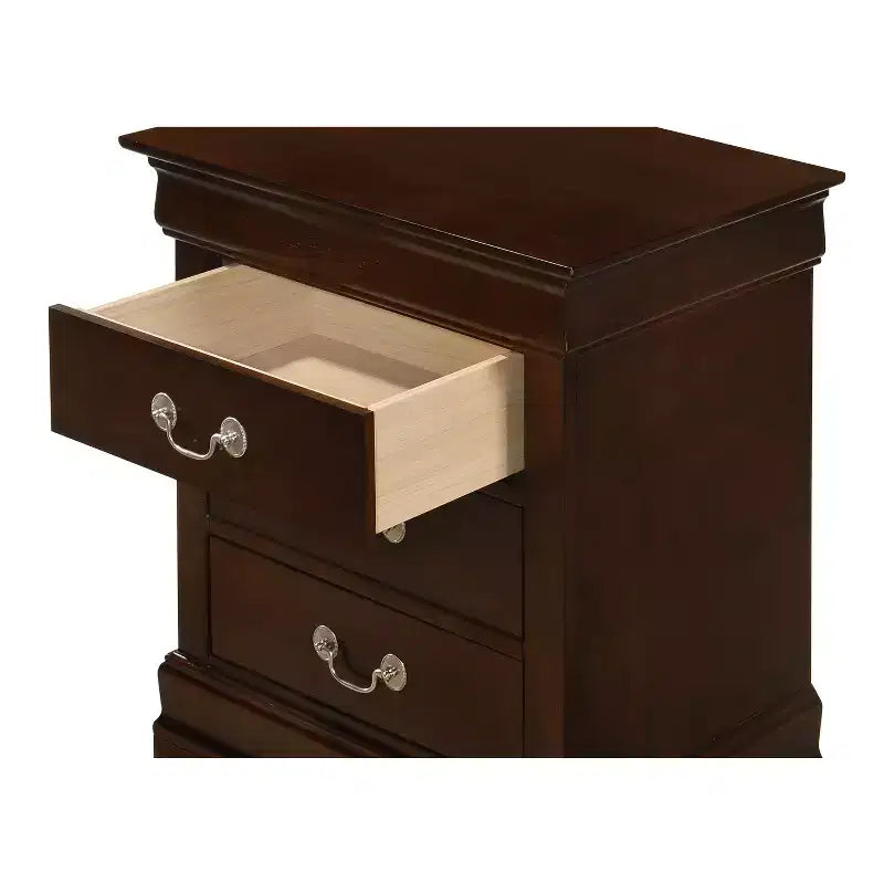 Table de Chevet Rectangulaire en Bois HomeStock pour Salon et Chambre à Coucher