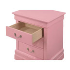 Table de Chevet Rectangulaire en Bois HomeStock pour Salon et Chambre à Coucher