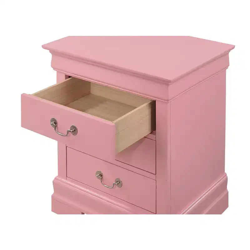 Table de Chevet Rectangulaire en Bois HomeStock pour Salon et Chambre à Coucher