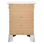 Table de Chevet Rectangulaire en Bois HomeStock pour Salon et Chambre à Coucher