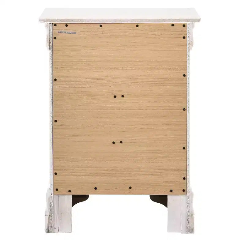 Table de Chevet Rectangulaire en Bois HomeStock pour Salon et Chambre à Coucher