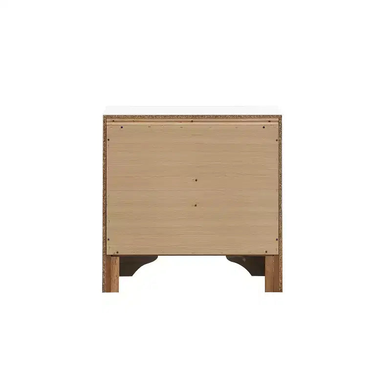 Table de chevet rectangulaire HomeStock en bois de santal pour salon et chambre