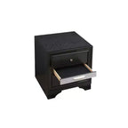 Table de chevet rectangulaire HomeStock en bois de santal pour salon et chambre