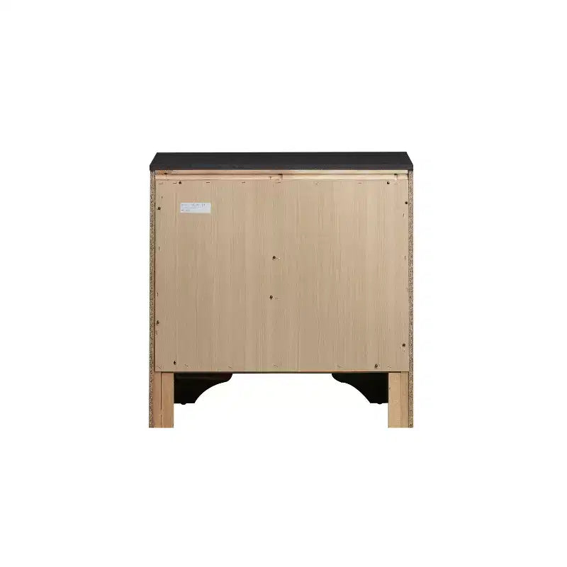 Table de chevet rectangulaire HomeStock en bois de santal pour salon et chambre