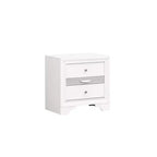 Table de chevet rectangulaire HomeStock en bois de santal pour salon et chambre