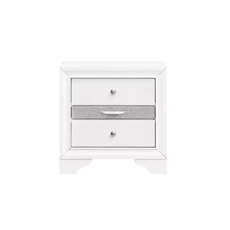 Table de chevet rectangulaire HomeStock en bois de santal pour salon et chambre