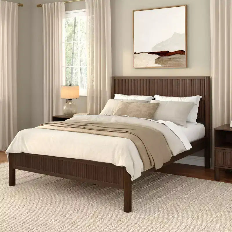 Sera Fluted Queen Bed