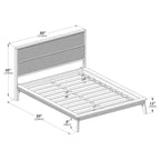 Lit Queen Linea Tambour