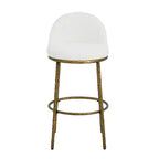 Tabourets de Bar Rembourrés en Métal Moderne Christopher Knight Home Chaiwat (Lot de 2)