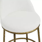 Tabourets de Bar Rembourrés en Métal Moderne Christopher Knight Home Chaiwat (Lot de 2)