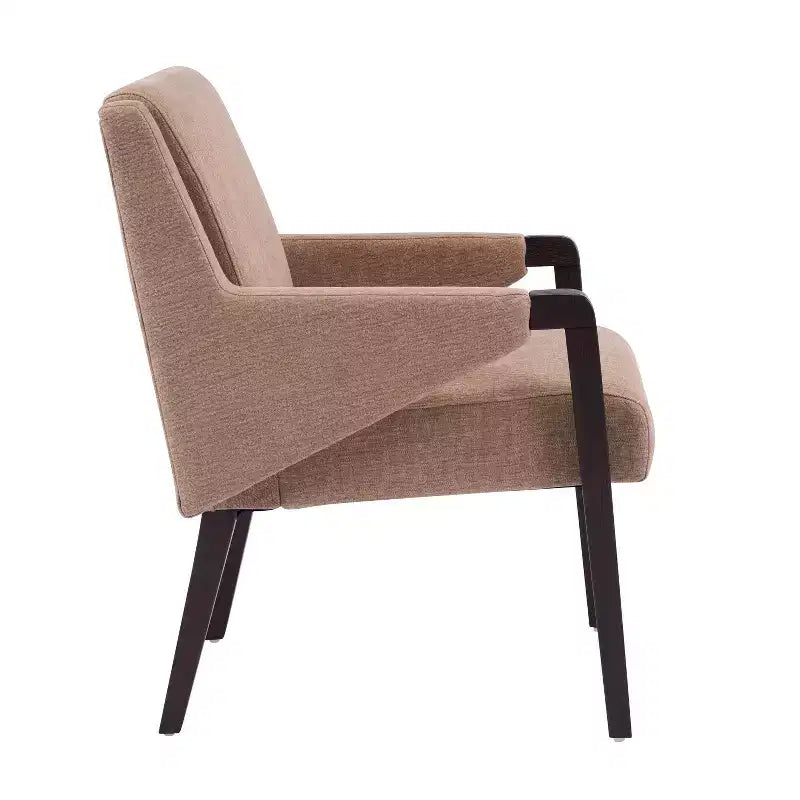Christopher Knight Home Chaises de salle à manger modernes Nattapong en bois d'hévéa et lin (lot de 2)