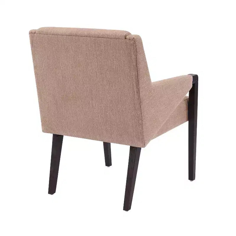 Christopher Knight Home Chaises de salle à manger modernes Nattapong en bois d'hévéa et lin (lot de 2)