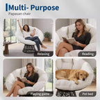 Fauteuil à bascule de patio surdimensionné, rotin tressé à la main, fauteuil en osier ergonomique, cadre en acier robuste, base pivotante à 360°, pour salon, chambre à coucher