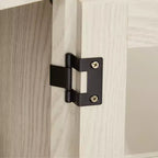 Meuble TV de ferme GDFStudio Valeska 60,23'' avec 2 portes et 5 étagères