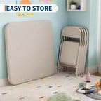 Coolmee Ensemble table et 4 chaises pliantes pour enfants, Ensemble table et chaises d'activités pour tout-petits, pour salle à manger, garderie, salles de classe