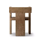 Jennifer Taylor Home Avenel Fauteuil d'appoint bloc sculptural en orme massif recyclé