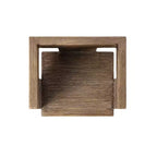 Jennifer Taylor Home Avenel Fauteuil d'appoint bloc sculptural en orme massif recyclé