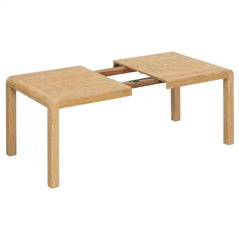 Ensemble de salle à manger extensible vintage GDFStudio Betsy pour 4 à 6 personnes avec chaises rembourrées et banc