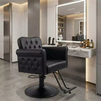 Fauteuil inclinable de salon, pivotant à 360°, design ergonomique, base ronde en métal robuste, facile à nettoyer, supporte 150 kg, pour la maison, le salon